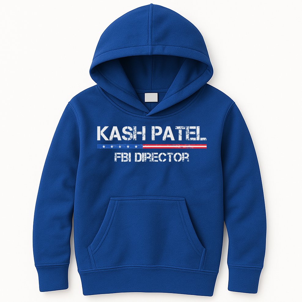 Kash Patel Fbi Director Kids Hoodie