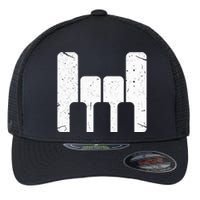 Keyboard Pianist Funny Musician Piano Rock Music Gift  Flexfit Unipanel Trucker Cap