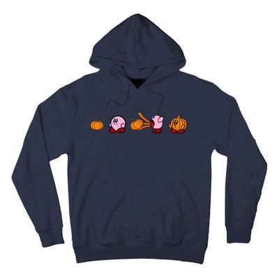 Ki!rby Pumpkin Funny Fall Season Ki!rby Halloween Tall Hoodie