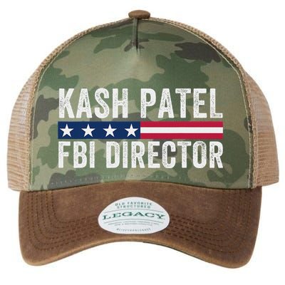 Kash Patel Fbi Director Patriotic American Flag Legacy Tie Dye Trucker Hat