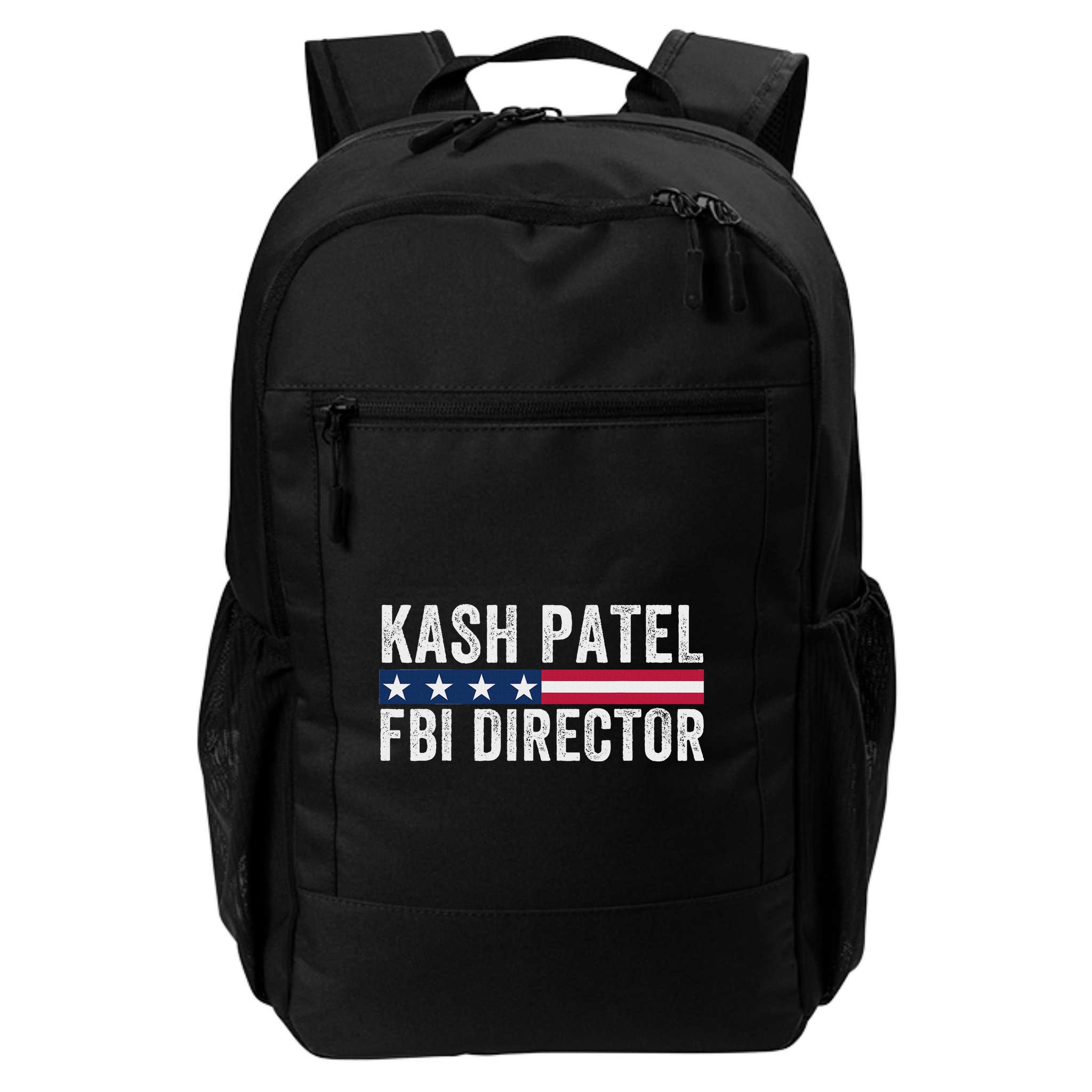 Kash Patel Fbi Director Patriotic American Flag Backpack