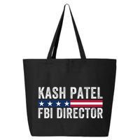 Kash Patel Fbi Director Patriotic American Flag 25L Jumbo Tote