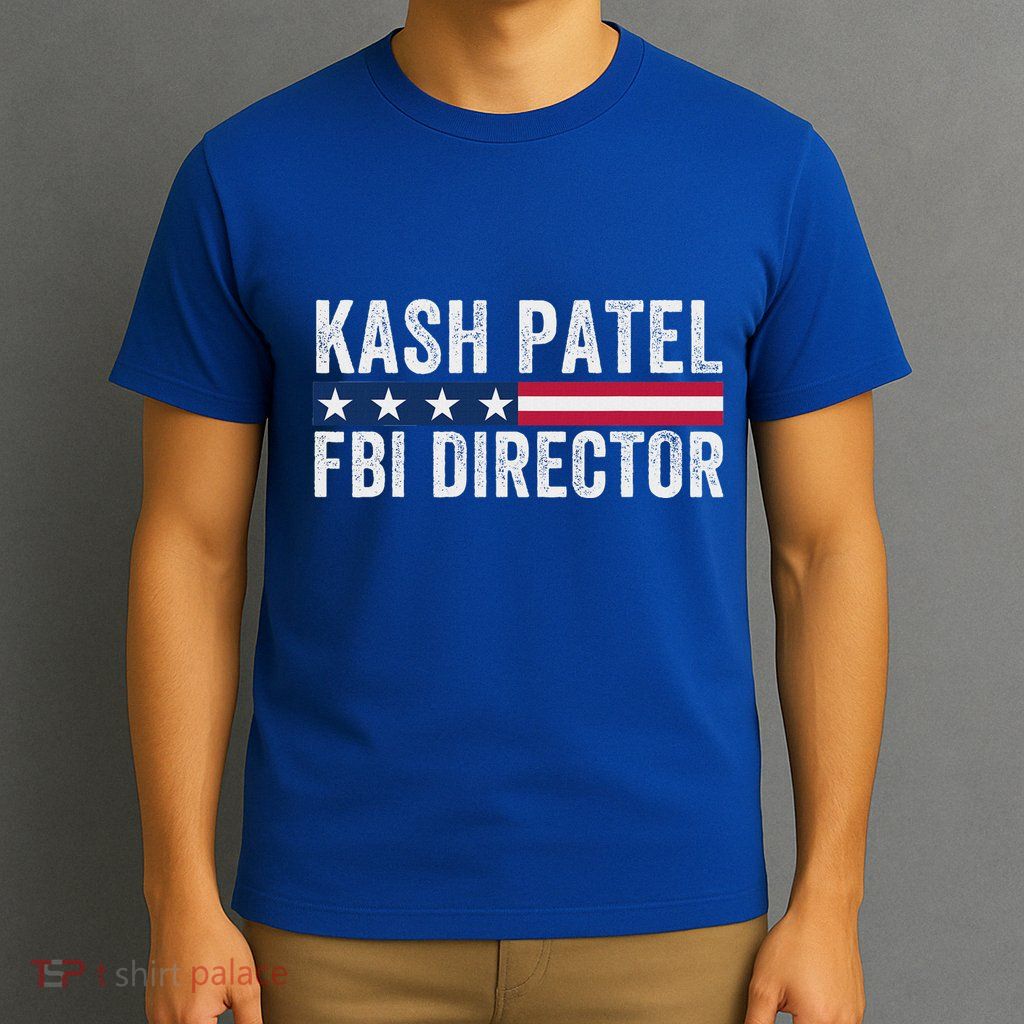 Kash Patel Fbi Director Patriotic American Flag T-Shirt