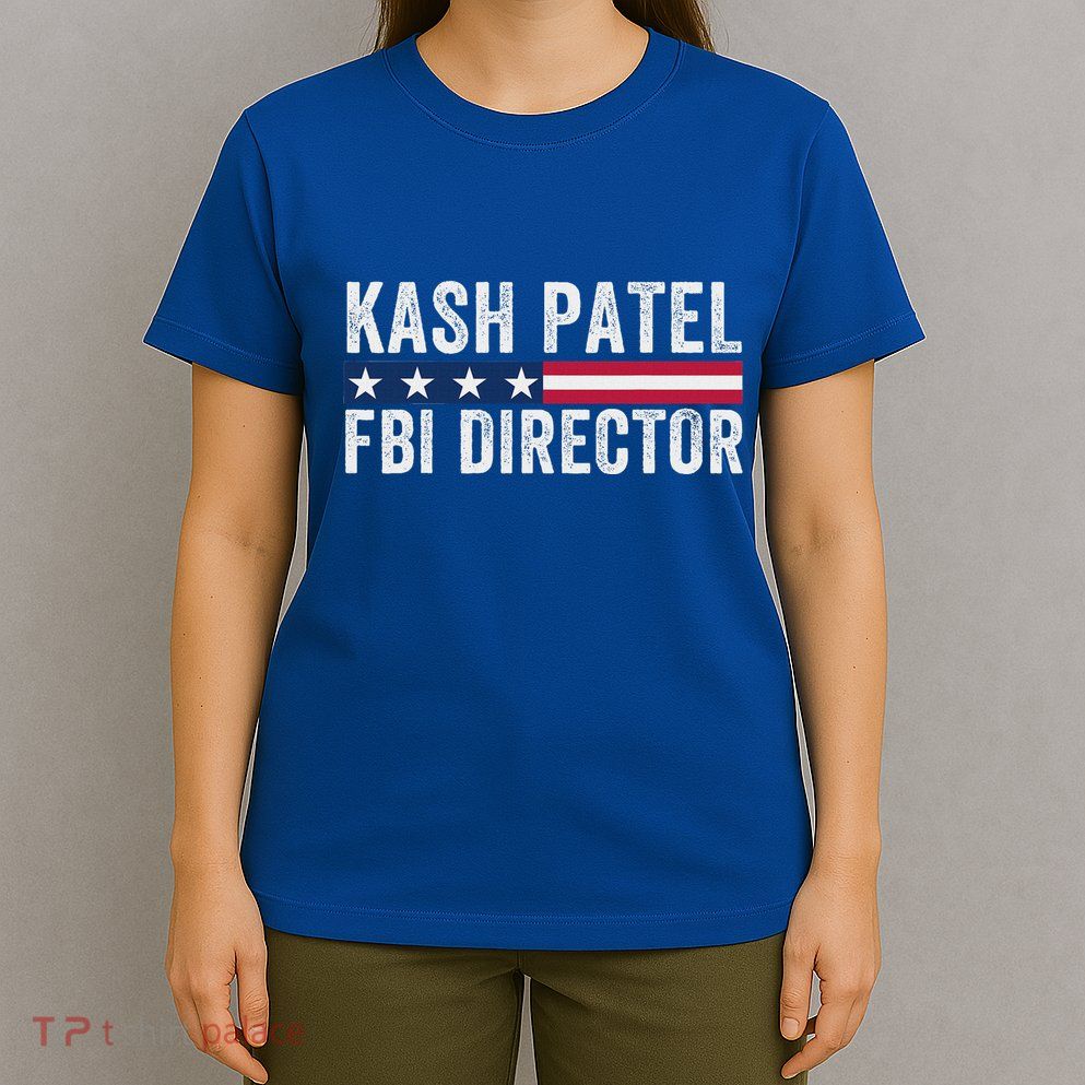 Kash Patel Fbi Director Patriotic American Flag T-Shirt