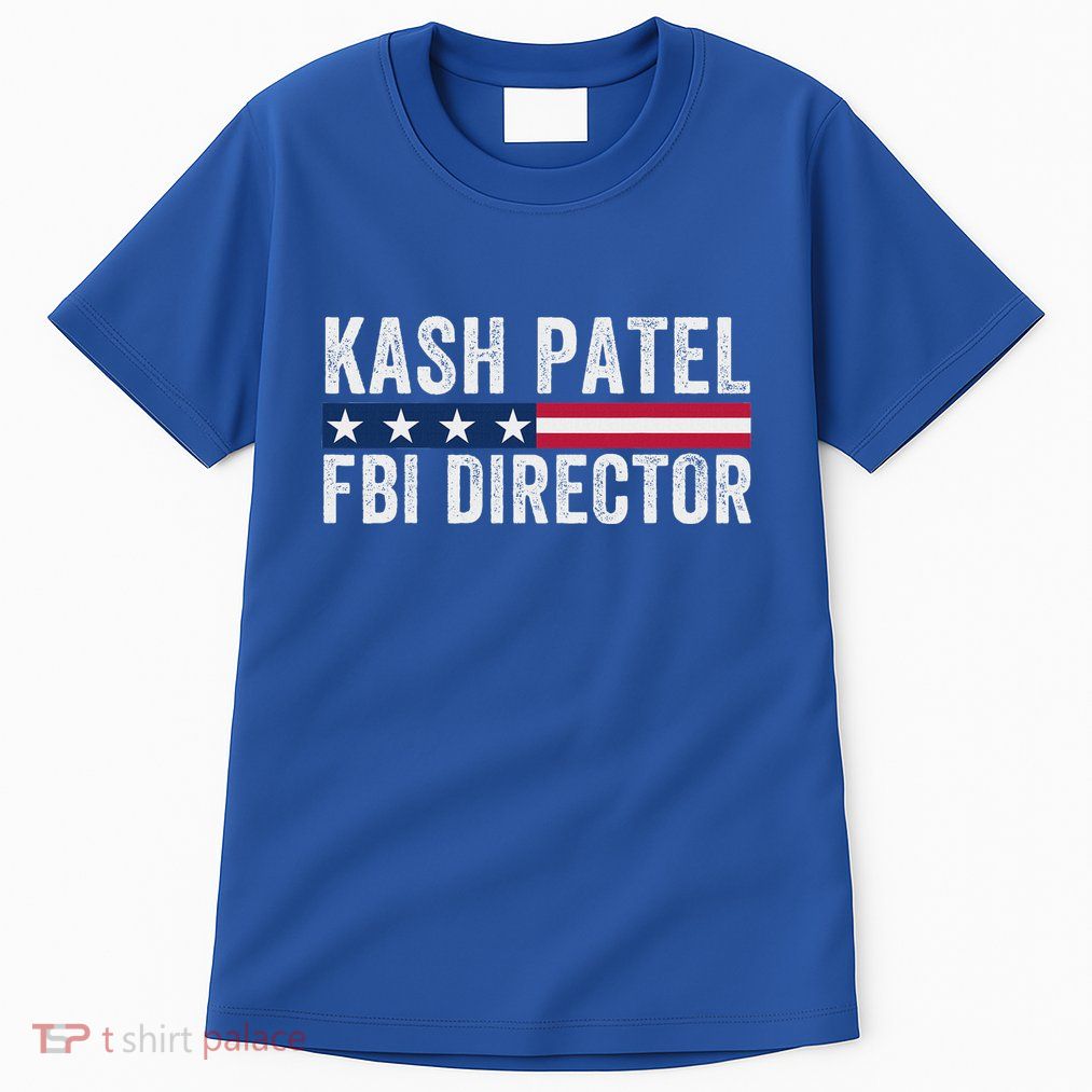 Kash Patel Fbi Director Patriotic American Flag Tall T-Shirt