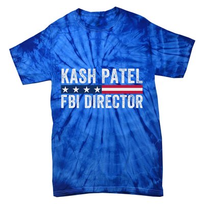 Kash Patel Fbi Director Patriotic American Flag Tie-Dye T-Shirt