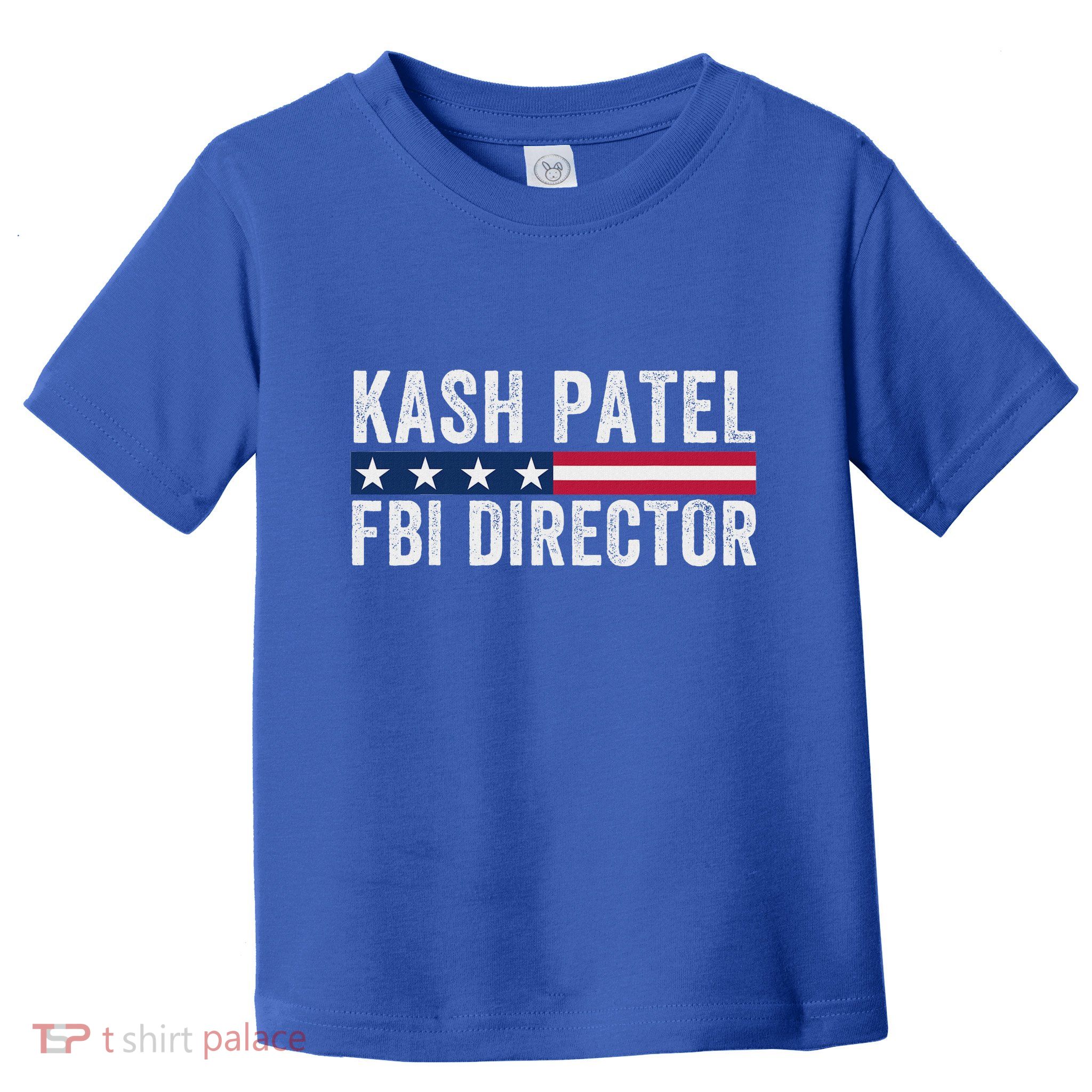 Kash Patel Fbi Director Patriotic American Flag Toddler T-Shirt