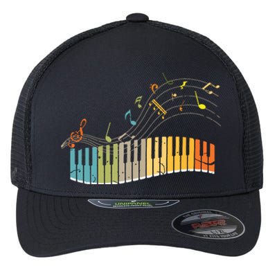 Keyboard Pianist Funny Musician Piano Art Music Flexfit Unipanel Trucker Cap