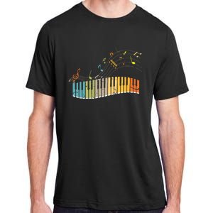 Keyboard Pianist Funny Musician Piano Art Music Adult ChromaSoft Performance T-Shirt