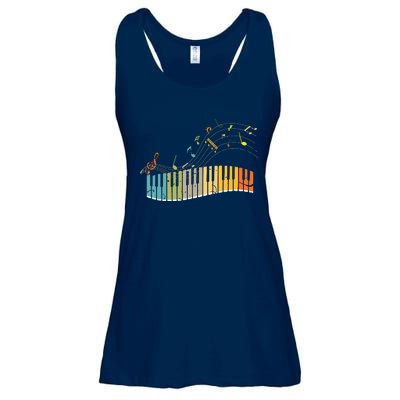 Keyboard Pianist Funny Musician Piano Art Music Ladies Essential Flowy Tank