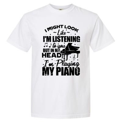 Keyboard Pianist Funny Musician Piano Music Garment-Dyed Heavyweight T-Shirt