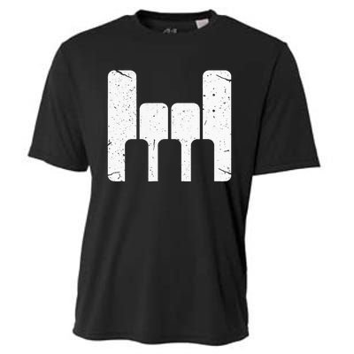 Keyboard Pianist Funny Musician Piano Rock Music Gift Cooling Performance Crew T-Shirt