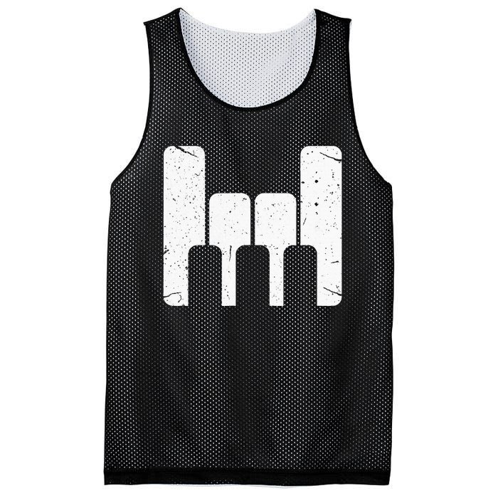 Keyboard Pianist Funny Musician Piano Rock Music Gift Mesh Reversible Basketball Jersey Tank