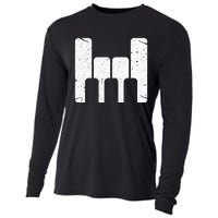 Keyboard Pianist Funny Musician Piano Rock Music Gift Cooling Performance Long Sleeve Crew