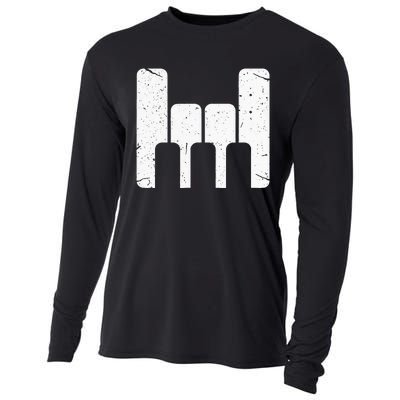 Keyboard Pianist Funny Musician Piano Rock Music Gift Cooling Performance Long Sleeve Crew