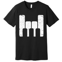 Keyboard Pianist Funny Musician Piano Rock Music Gift Premium T-Shirt