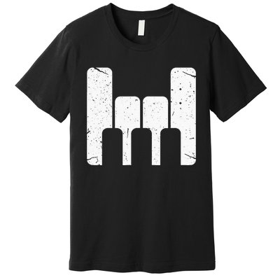 Keyboard Pianist Funny Musician Piano Rock Music Gift Premium T-Shirt