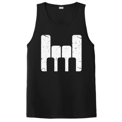 Keyboard Pianist Funny Musician Piano Rock Music Gift PosiCharge Competitor Tank