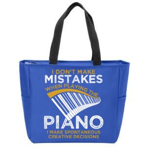 Keyboard Pianist Funny Gift Music Musician Piano Gift Zip Tote Bag