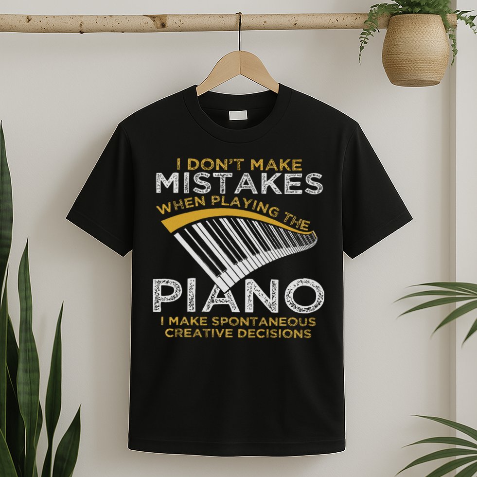 Keyboard Pianist Gifts Music Musician Piano T-Shirt
