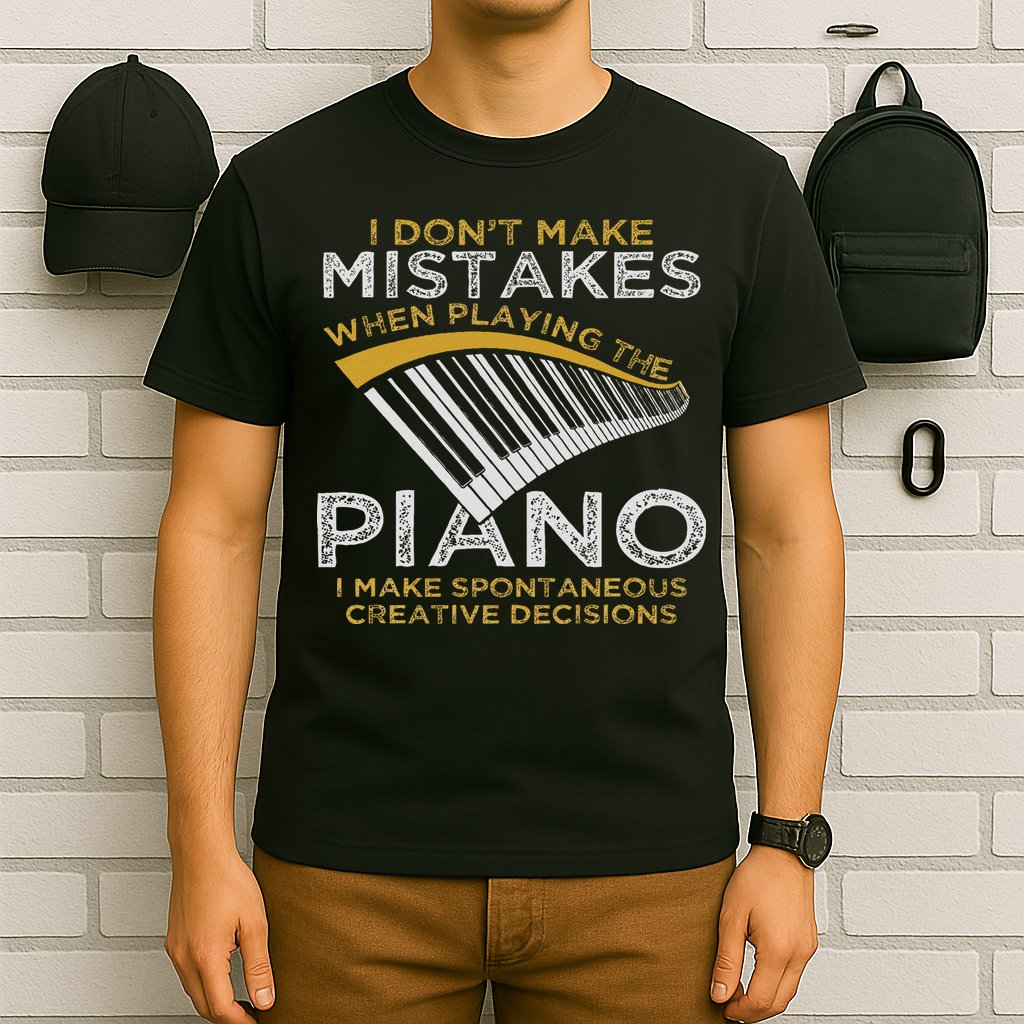 Keyboard Pianist Gifts Music Musician Piano T-Shirt