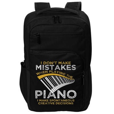Keyboard Pianist Gifts Music Musician Piano Impact Tech Backpack