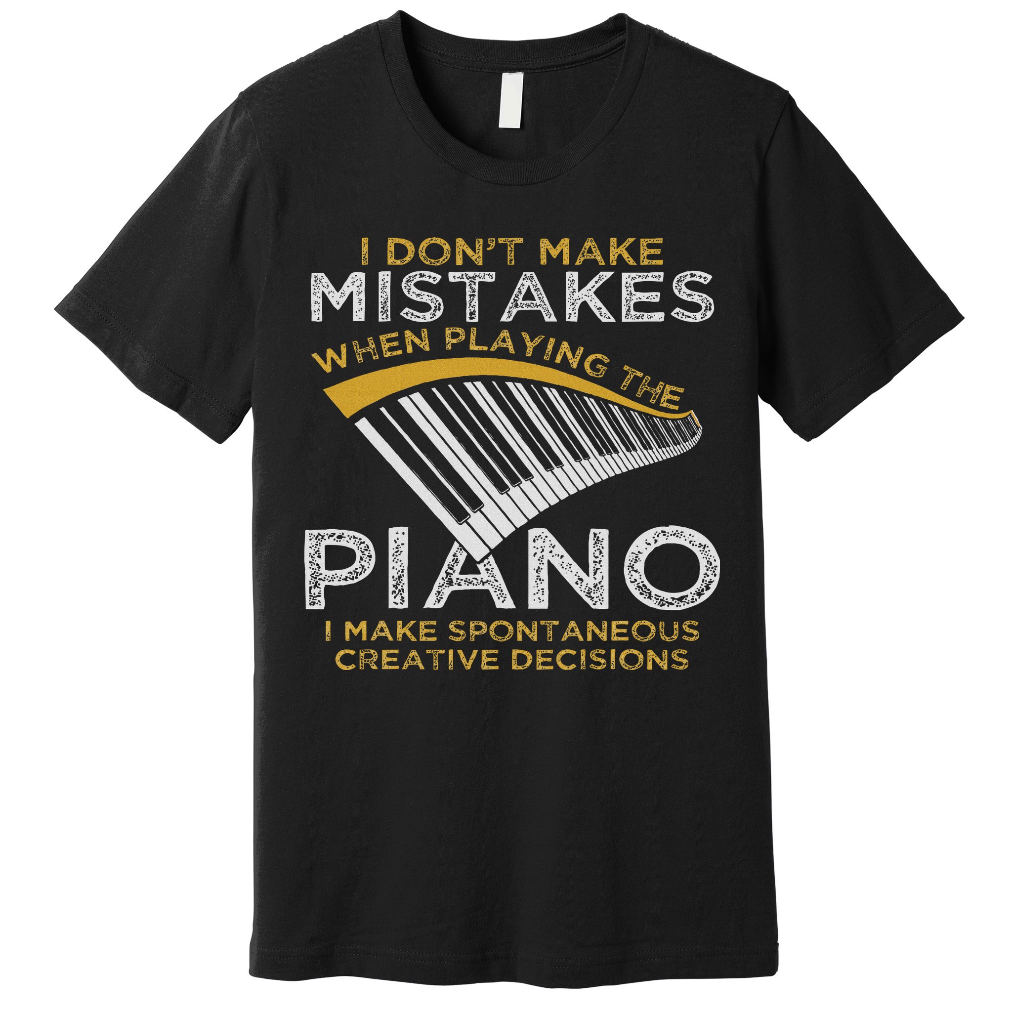 Keyboard Pianist Gifts Music Musician Piano Premium T-Shirt