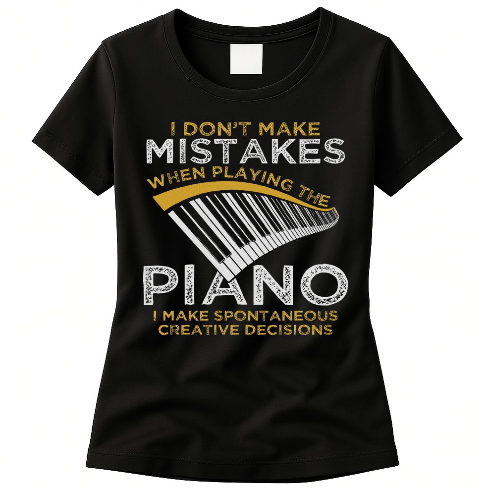 Keyboard Pianist Gifts Music Musician Piano Womens T-Shirt