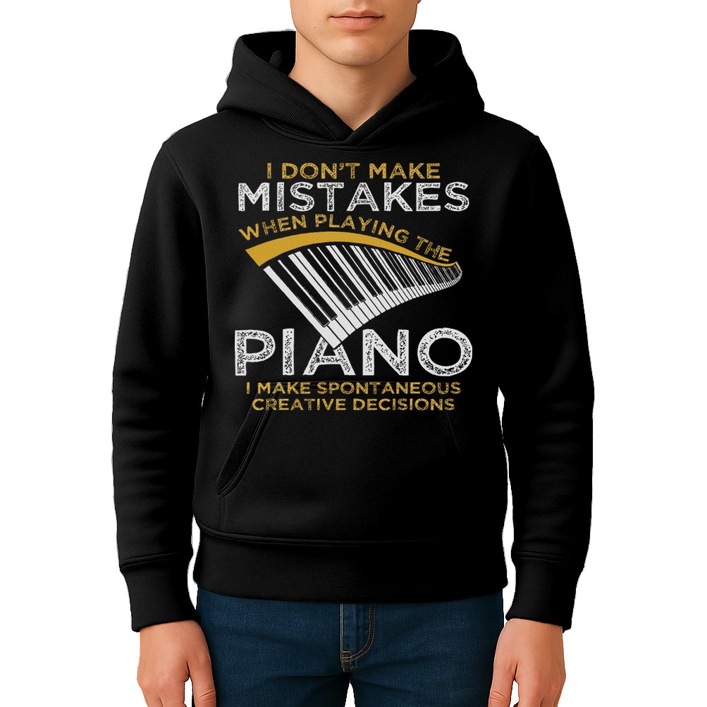 Keyboard Pianist Gifts Music Musician Piano Kids Hoodie