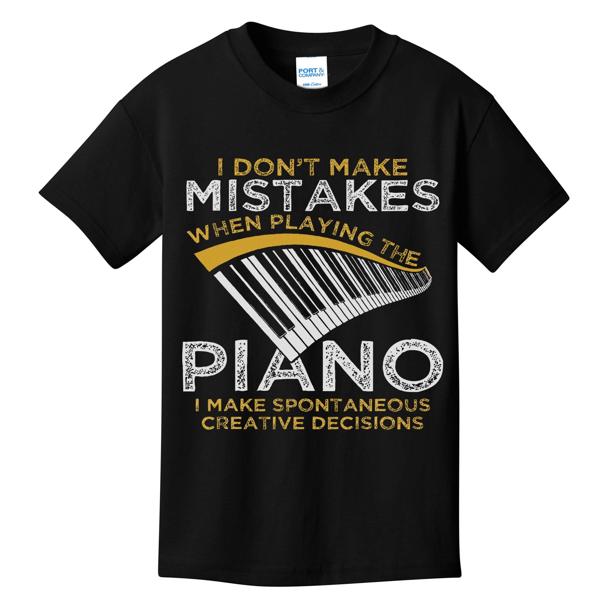 Keyboard Pianist Gifts Music Musician Piano Kids T-Shirt
