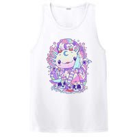 Kawaii Pastel Goth Cute and Creepy Axolotl Knife PosiCharge Competitor Tank