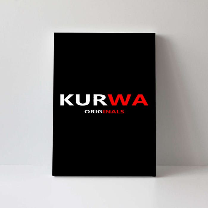 Kurwa Poland Gift Canvas