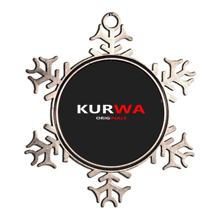 Kurwa Poland Gift Metallic Star Ornament