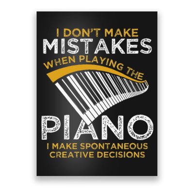 Keyboard Pianist Gifts Music Musician Piano Poster