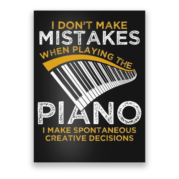 Keyboard Pianist Gifts Music Musician Piano Poster