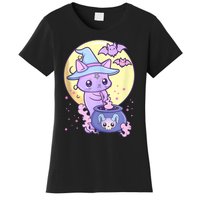 Kawaii Pastel Goth Cute Creepy Witch Cat Wicca Women's T-Shirt