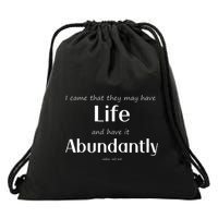 Kingdom Power Glory Christian Drawstring Bag