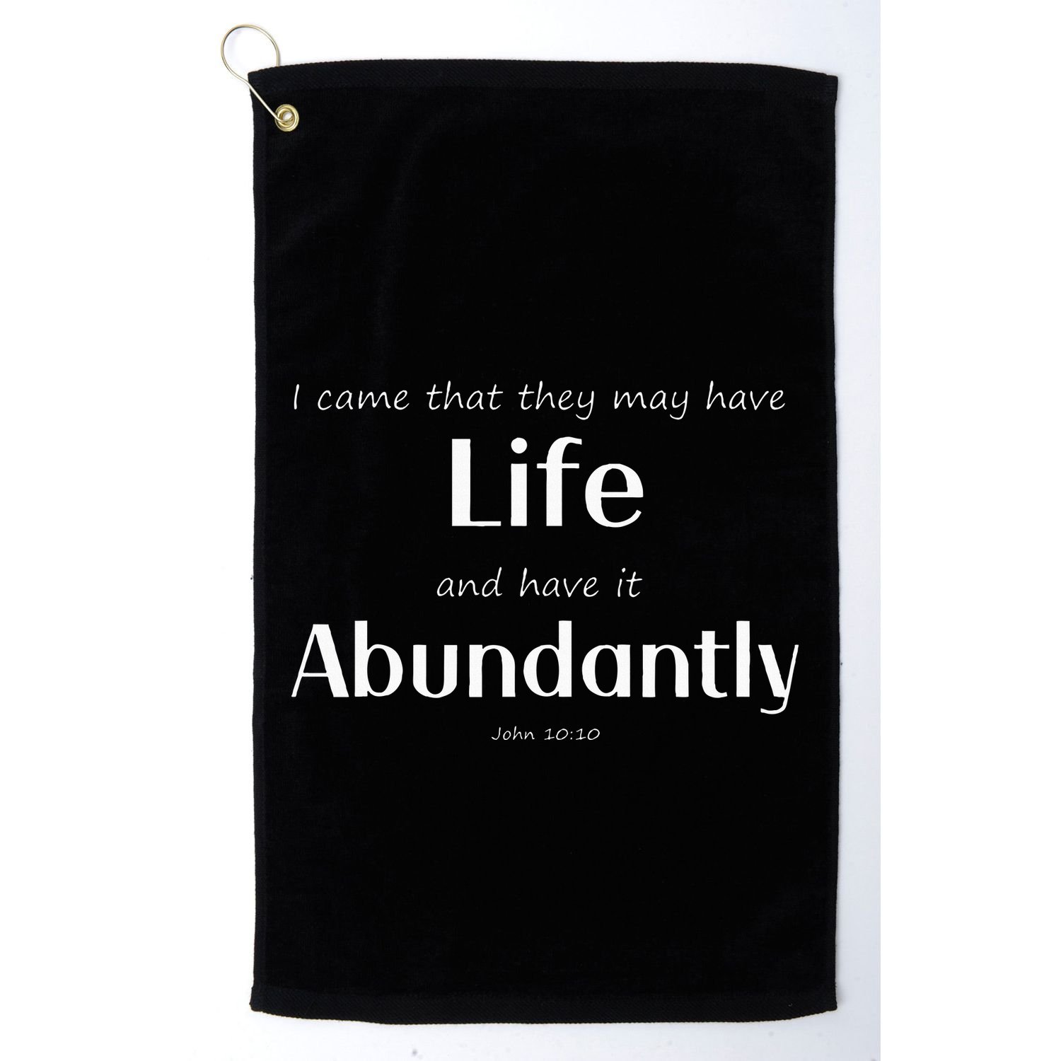 Kingdom Power Glory Christian Golf Towel
