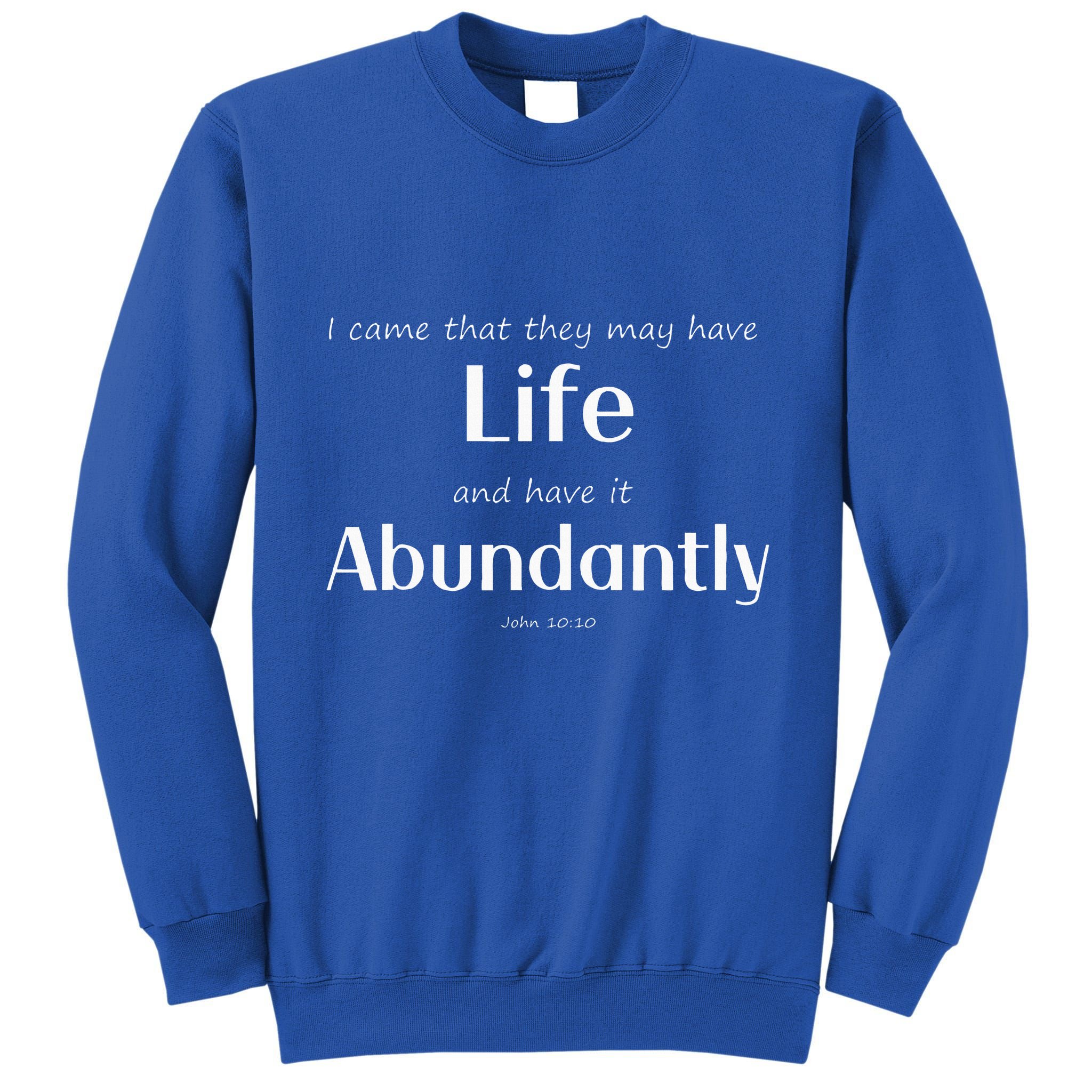 Kingdom Power Glory Christian Tall Sweatshirt