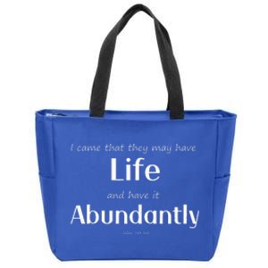 Kingdom Power Glory Christian Zip Tote Bag