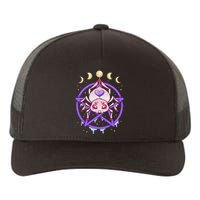 Kawaii Pastel Goth Cute Creepy Pentacle Spider Pentagram Yupoong Adult 5-Panel Trucker Hat