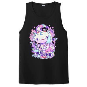 Kawaii Pastel Goth Cute and Creepy Axolotl Knife  PosiCharge Competitor Tank