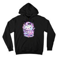 Kawaii Pastel Goth Cute and Creepy Axolotl Knife  Tall Hoodie