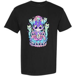 Kawaii Pastel Goth Cute and Creepy Occult Cat Ouija Board  Garment-Dyed Heavyweight T-Shirt