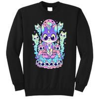 Kawaii Pastel Goth Cute and Creepy Occult Cat Ouija Board  Sweatshirt