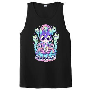 Kawaii Pastel Goth Cute and Creepy Occult Cat Ouija Board  PosiCharge Competitor Tank