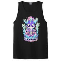 Kawaii Pastel Goth Cute and Creepy Occult Cat Ouija Board  PosiCharge Competitor Tank