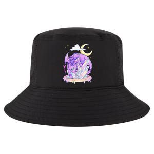 Kawaii Pastel Goth Cute Creepy Crystal Dragon  Cool Comfort Performance Bucket Hat