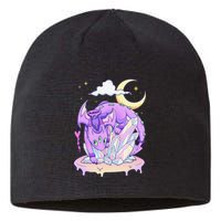 Kawaii Pastel Goth Cute Creepy Crystal Dragon  Sustainable Beanie