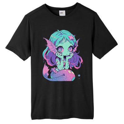 Kawaii Pastel Goth Creepy Cute Witchy Zombie Mermaid Tall Fusion ChromaSoft Performance T-Shirt